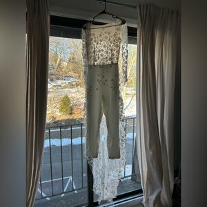 Rime Arodaky Floral Lace Jumpsuit